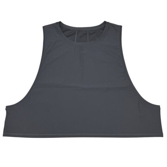 LULULEMON Muscle Love Crop Tank Tough Size 12 Carbon Dust - Picture 3 of 5